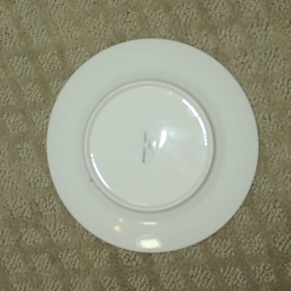 Set of 4 Imperial China W Dalton 5671 Whitney Silver and Grey 6.5" Dessert Plate - Picture 3 of 4